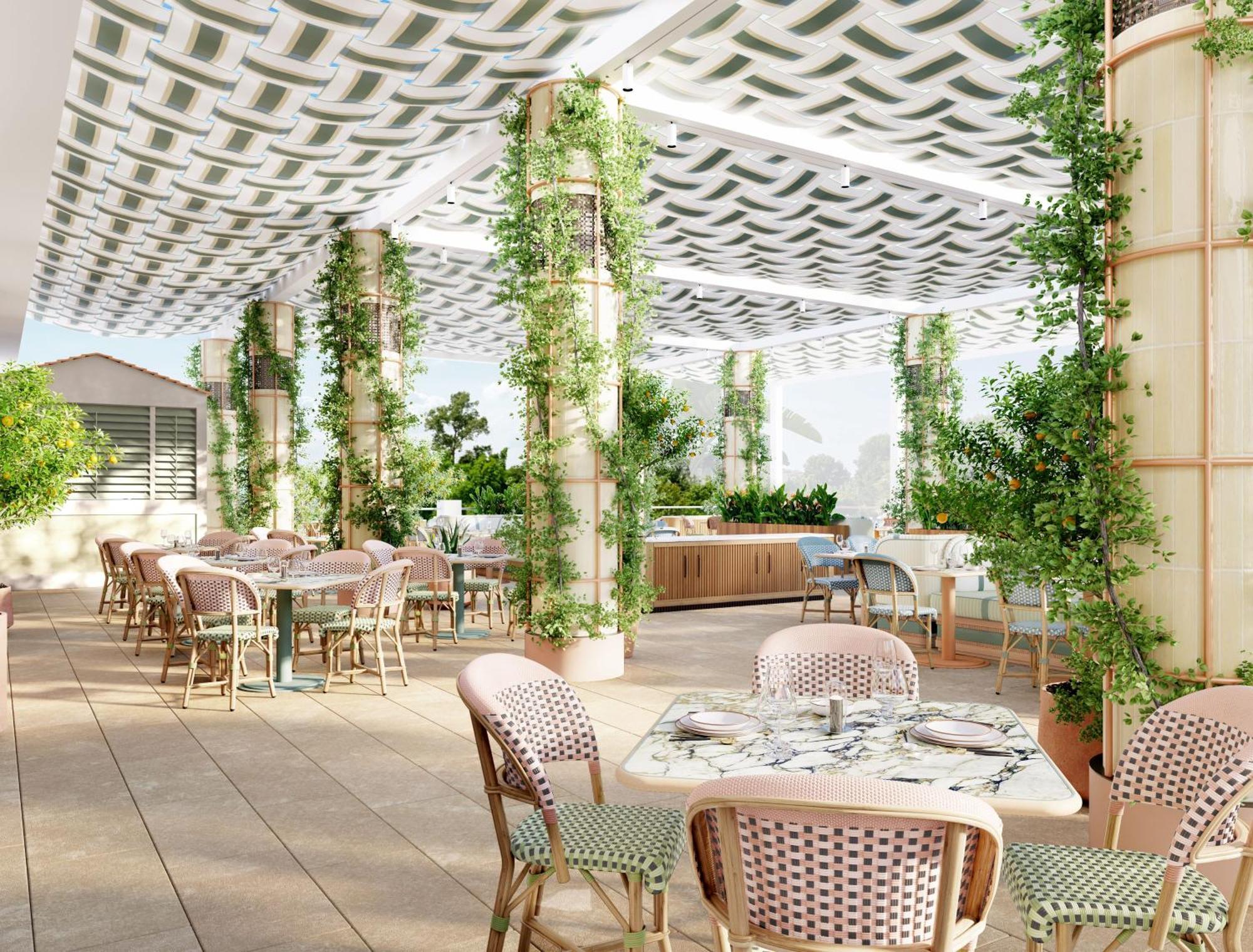 Don Carlos Marbella Exterior foto The rooftop garden